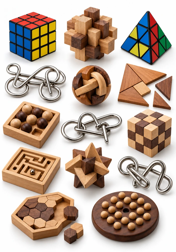 Toys & Novelties Custom Brain Teaser Puzzles, Metal Wire Puzzles & Logic Gifts – multiple styles of custom promotional toys wholesale