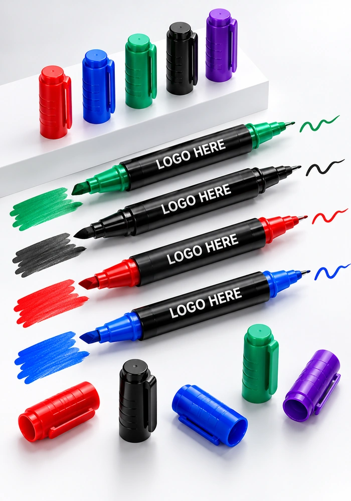 Pens & Writing Markers wholesale assortment with custom logo branding for corporate promotional gifts