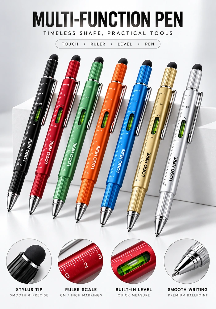 Pens & Writing Multifunction Pens wholesale assortment with custom logo branding for corporate promotional gifts