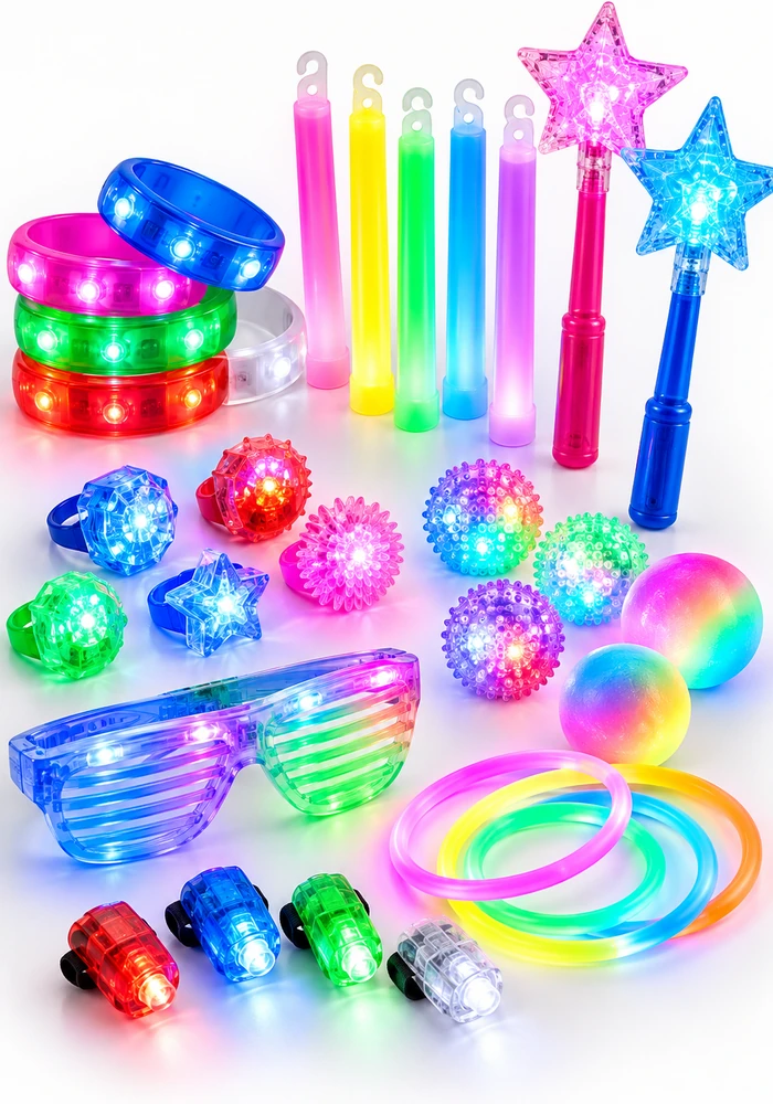 Toys & Novelties Custom LED Wristbands, Glow Toys & Light-Up Party Novelties – multiple styles of custom promotional toys wholesale