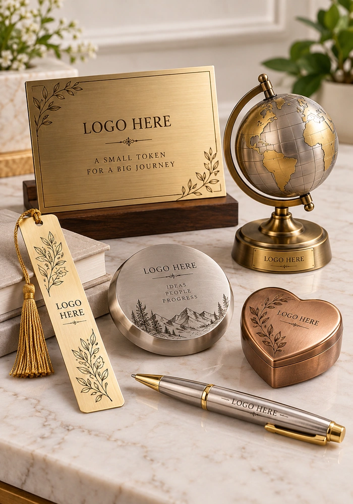 Premium Gifts & Crafts Custom Engraved Metal Gifts & Keepsakes | Custom branded wholesale metal & engraved gifts
