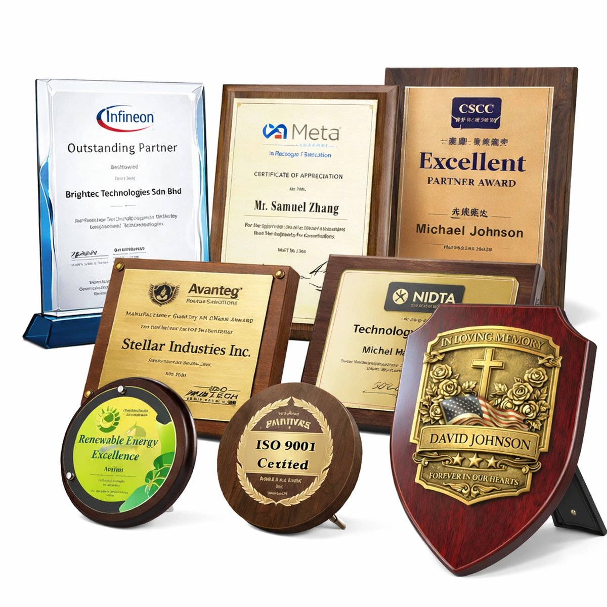 Office & Awards Personalized Wooden Award Plaques & Corporate Recognition Gifts | Custom branded wholesale office and awards products