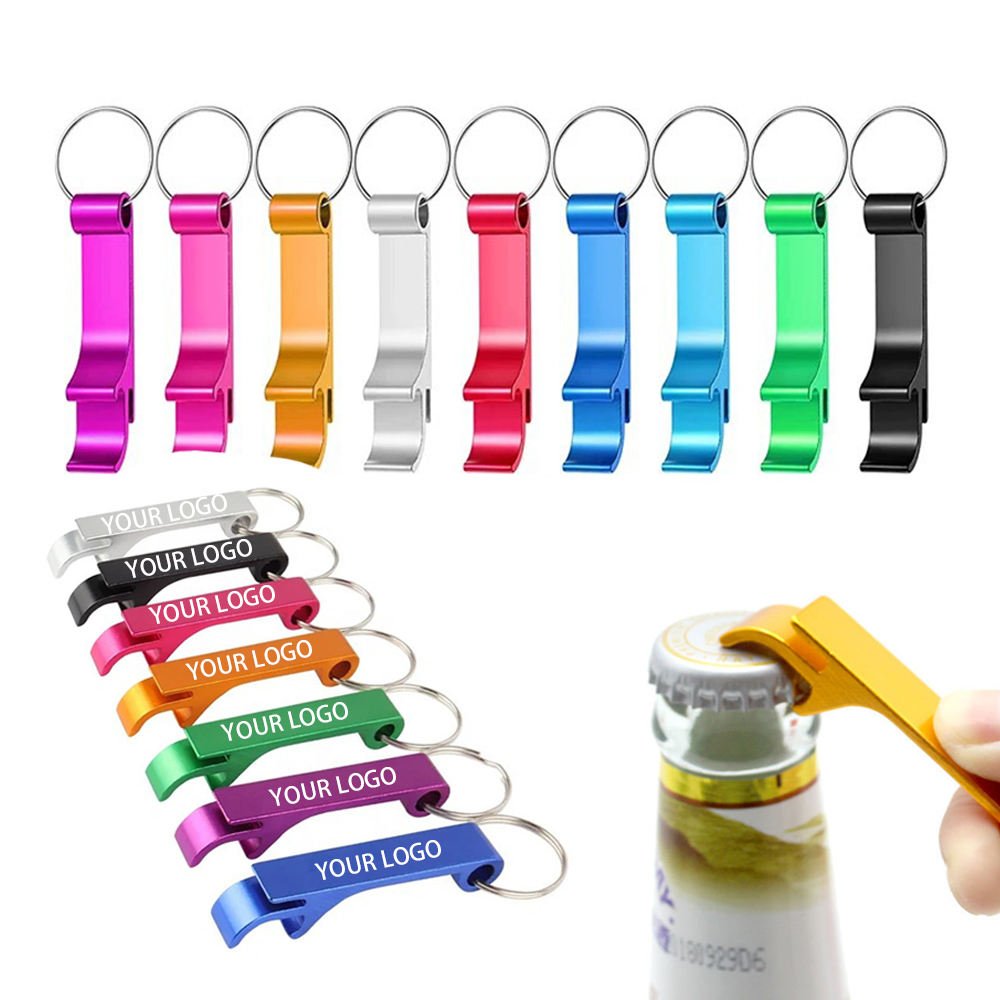 Home & Garden Custom Metal Keychain Bottle Openers for business events and branded home gifts