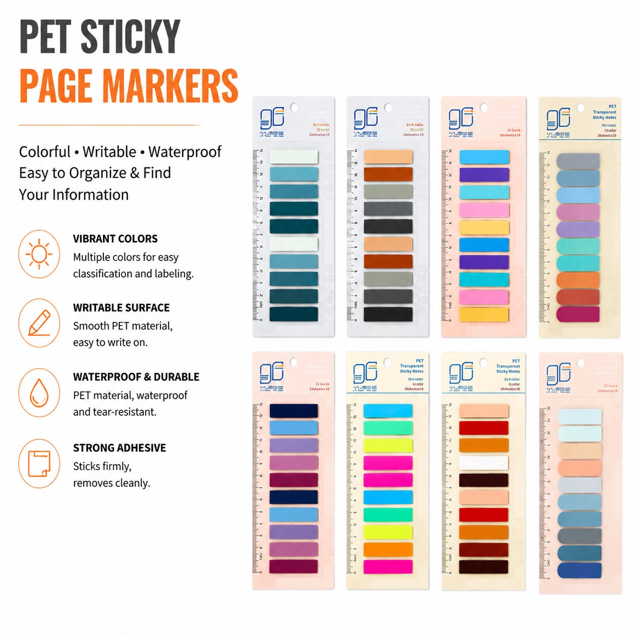 Notebooks & Paper Goods Custom Page Flags & Self-Adhesive Index Tabs — wholesale custom logo promotional paper goods