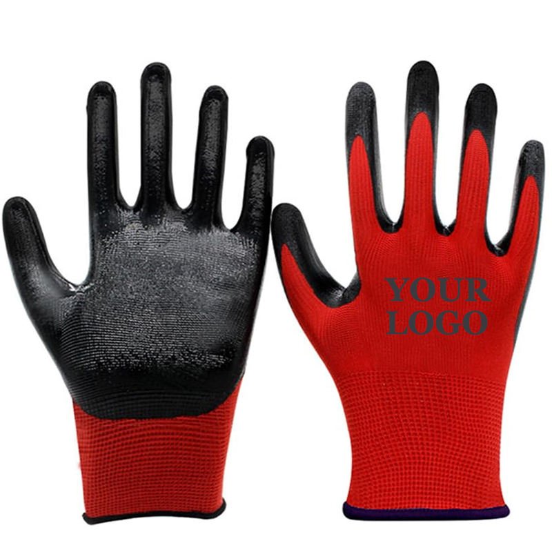 Home & Garden Custom Nitrile-Coated Gardening & Work Gloves for business events and branded home gifts