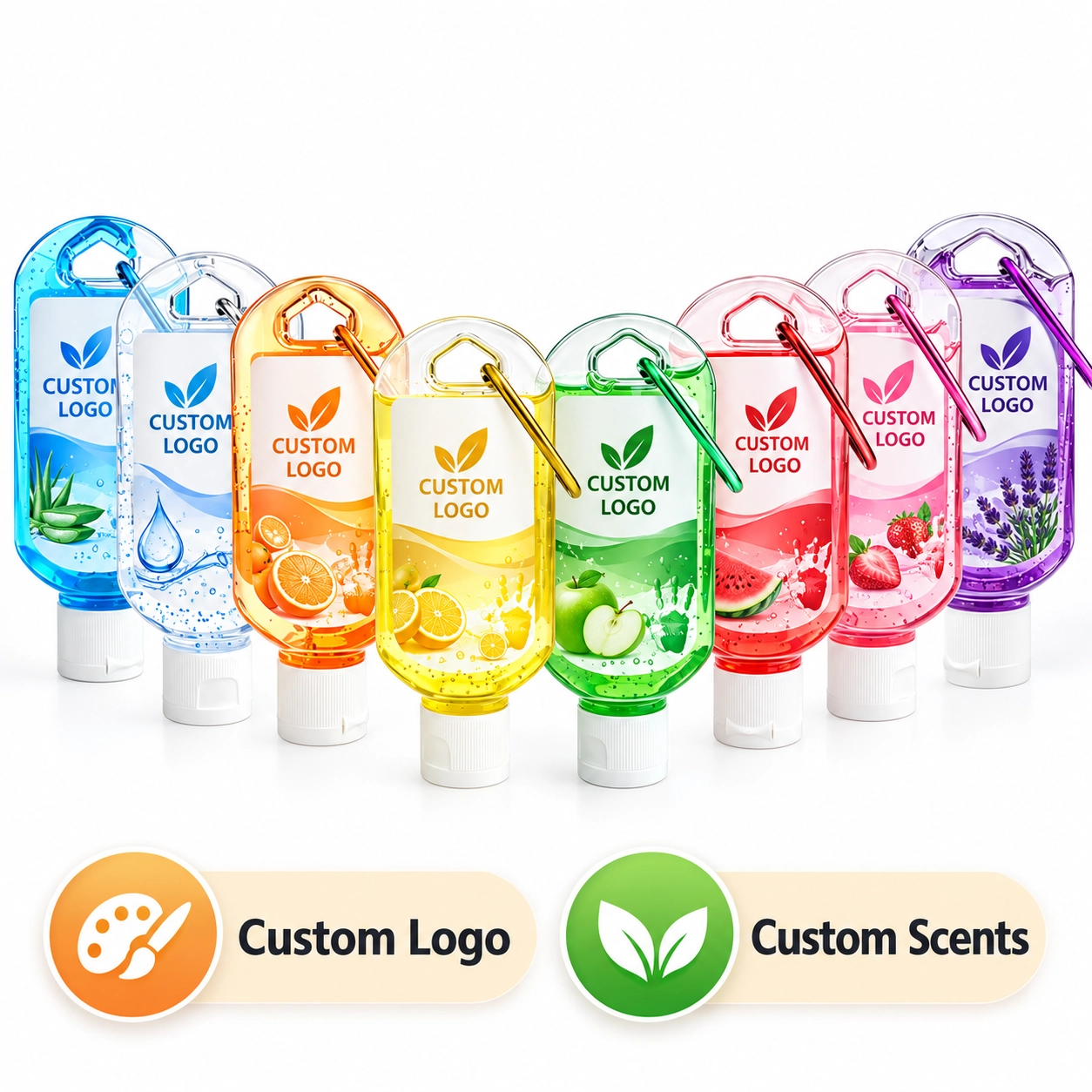 Health & Beauty Custom Logo Hand Sanitizer Gel for bulk corporate gifts, promotional merchandise and custom branding