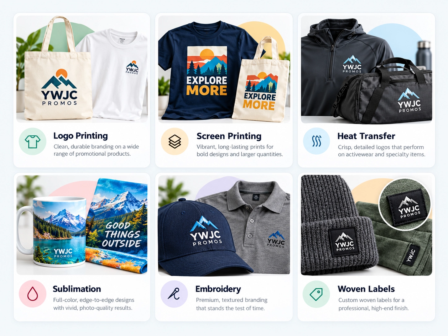 About Us UV Printing promotional product examples
